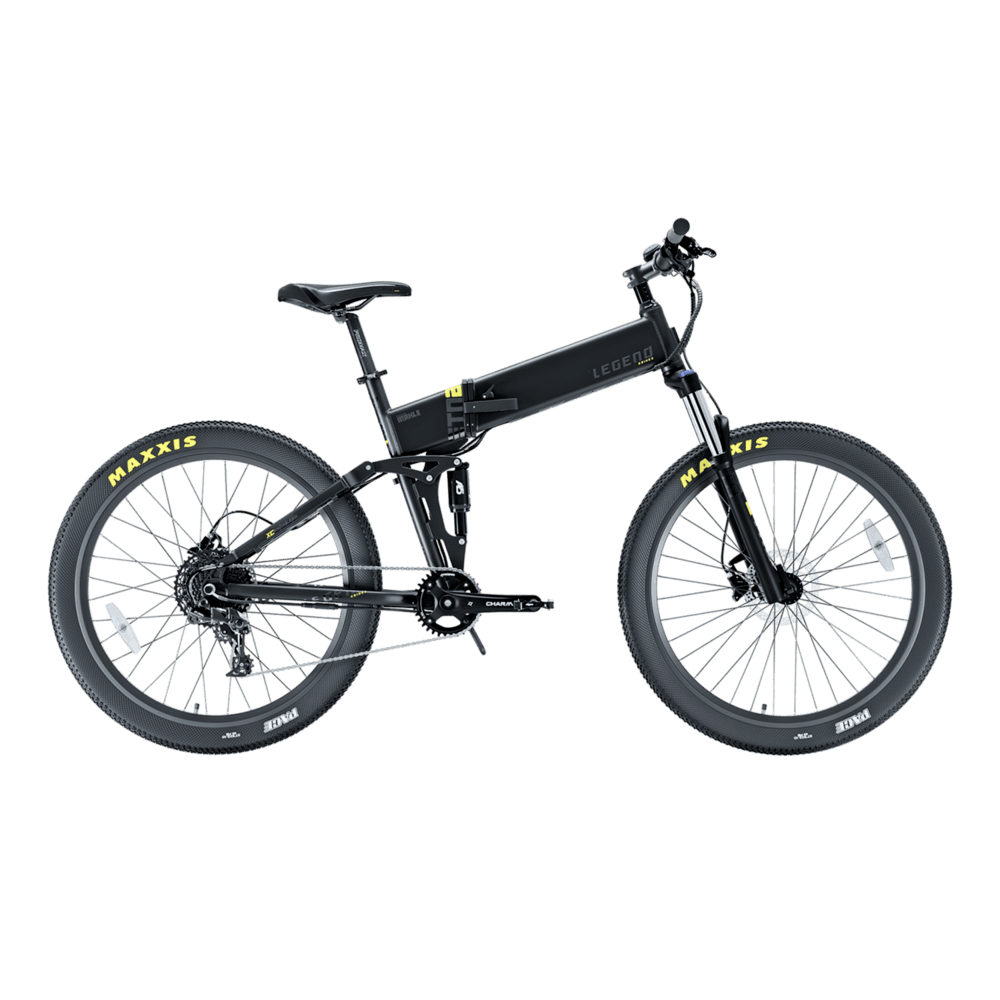 Folding e shop mountain bike
